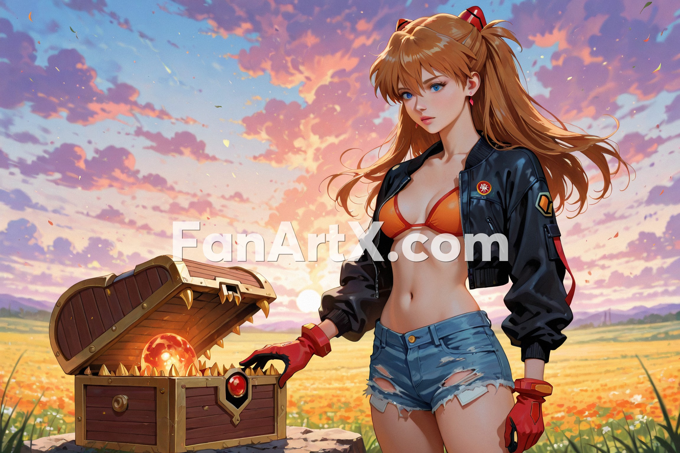 Asuka Langley Soryu fanart - Neon Genesis Evangelion Character 1471670